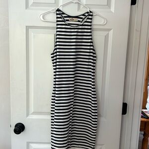 Hollister Blue and white striped dress